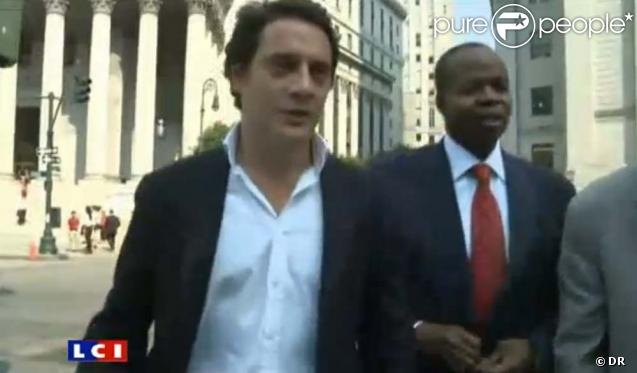 Les avocats David Koubbi et Kenneth Thompson se sont recontrés à New York, le 19 juillet 2011.