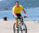 Oscar Pistorius, athlète sud-africain, handicapé, sur le vieux port de Trieste, en Italie le 10 juillet 2011