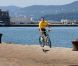 Oscar Pistorius, athlète sud-africain, handicapé, sur le vieux port de Trieste, en Italie le 10 juillet 2011