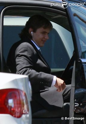 Prince Jackson, aîné de Michael Jackson, rentrent de l'église le 17 juillet 2011 à Los Angeles