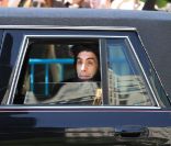 Sacha Baron Cohen sur le tournage du film The Dictator le 10 juillet 2011 à New York