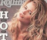 Sensuelle et pulpeuse, Claudia Schifferde dévoile pour <em>Rolling Stones</em>. Mai 1990.<br />