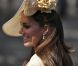Kate Middleton au mariage de Zara Phillips et Mike Tindall à Edimbourg, le 30 juillet 2011 : la duchesse de Cambridge est très élégante.