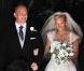 Zara Phillips et Mike Tindall lors de leur mariage à Edimbourg, en Ecosse, le samedi 30 juillet 2011.