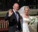 Zara Phillips et Mike Tindall lors de leur mariage à Edimbourg, en Ecosse, le samedi 30 juillet 2011.
