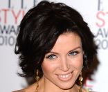 Dannii Minogue, sur le tapis rouge des Elle Style awards. Londres, le 22 février 2010. 