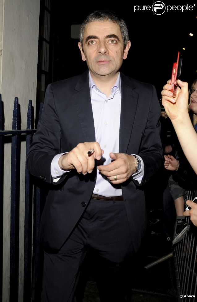 Rowan Atkinson le 8 juillet 2009 à Londres 