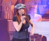 Pauline Ester en mars 2011 lors de l\'enregistrement de l\'émission Les Années Bonheur sur France 2