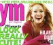 L'actrice et chanteuse Hilary Duff en couverture du magazine YM d'octobre 2003.