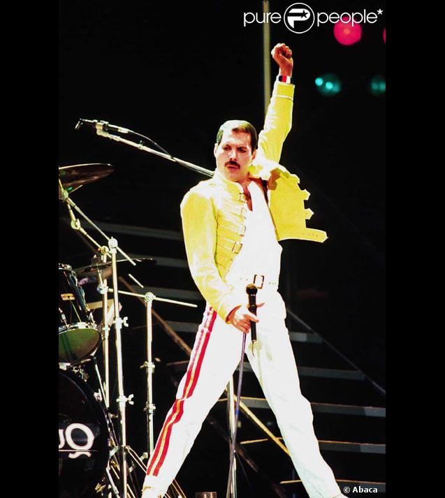 Freddie Mercury, leader du groupe Queen