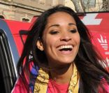 Cindy Fabre lors du rallye des gazelles en mars 2011
