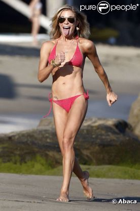 LeAnn Rimes fête son anniversaire sur la plage de Malibu avec son mari Eddie Cibrian et ses fils, sa famille et ses amis, le 28 août 2011