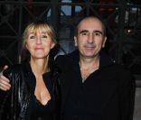 Philippe Harel et sa bien-aimée lors de la soirée de rentrée de Canal + , le 29 août 2011.