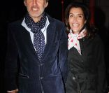 Daphné Roulier et Antoine de Caunes lors de la soirée de rentrée de Canal  , le 29 août 2011.