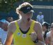 Elena Baltacha affrontait Jamie Hampton lors du premier tour de l'US Open le 30 août 2011 