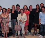 Les animateurs de M6 à la conférence de presse de rentrée de M6, à Neuilly, le 1er septembre
