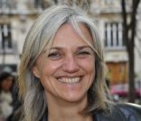 Valérie Maurice à la conférence de presse de rentrée de France 2 au Théâtre du Rond-Point des Champs Élysées à Paris, le 5 août 2011