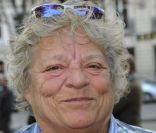 Josée Dayan, à la conférence de presse de rentrée de France 2 au Théâtre du Rond-Point des Champs Élysées à Paris, le 5 août 2011