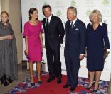 Les célébrités étaient au rendez-vous à La Galleria, à Londres pour le vernissage, le 7 septembre 2011, de l'exposition Wool Modern (Laine Moderne), opération de communication du programme de promotion de la laine enclenché en octobre 2010 par le prince Charles.