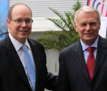 Le prince Albert de Monaco à la Convention Internationale Biomarine à Nantes, le 9 septembre 2011
