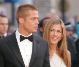 Brad Pitt et Jennifer Aniston en mai 2004 à Cannes<br />