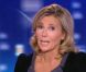 Claire Chazal, sur le plateau du JT de 20 heures de TF1, dimanche 18 septembre 2011. Elle y reçoit Dominique Strauss-Kahn pour sa première élocution télévisuelle depuis l'affaire du Sofitel.