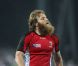 Le canadien Adam Kleeberger lors de la victoire française en Coupe du Monde de rugby face au Canada en Nouvelle-Zélande le 18 septembre 2011