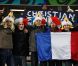Les tribunes étaient colorées lors de la victoire française en Coupe du Monde de rugby face au Canada en Nouvelle-Zélande le 18 septembre 2011