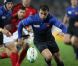 Vincent Clerc a marqué trois essais lors de la victoire française en Coupe du Monde de rugby face au Canada en Nouvelle-Zélande le 18 septembre 2011