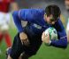 Vincent Clerc lors de la victoire française en Coupe du Monde de rugby face au Canada en Nouvelle-Zélande le 18 septembre 2011