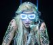 C'est en body et collants troués que Kesha chauffe ses fans. Los Angeles, le 14 mai 2011. 