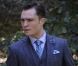 Ed Westwick en train de tourner des épisodes de Gossip Girl à Central Park le 16 septembre 2011