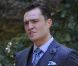 Ed Westwick en train de tourner des épisodes de Gossip Girl à Central Park le 16 septembre 2011