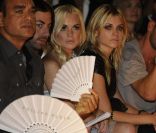 Lindsay Lohan au défilé Philipp Plein dont elle l'égérie à Milan le 24 septembre 2011.