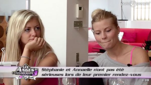 Stéphanie et Annaëlle n'ont pas été à la hauteur du rendez-vous que leur a négocié leur parrain Fabrice (Episode 4 des  Anges de la Télé-Réalité 3 , diffusé le jeudi 29 septembre 2011).