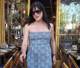Selma Blair au restaurant avec des amies. Los Angeles, 29 septembre 2011