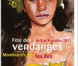 L'affiche des Vendanges de Montmartre 2011