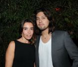 Elodie Bouchez et Lulu Gainsbourg lors de la soirée organisée au Derrière, à Paris, le vendredi 30 septembre 2011.