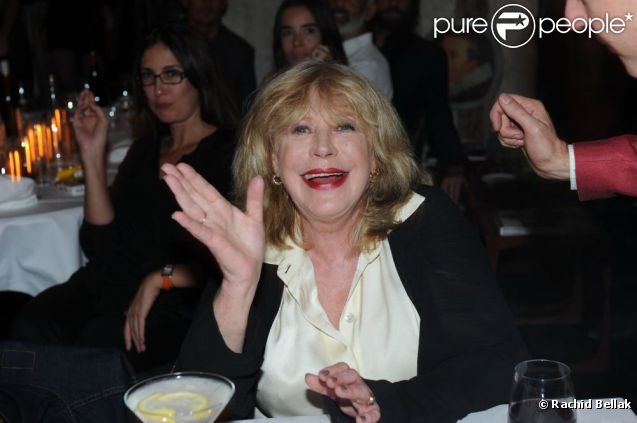 Marianne Faithfull lors de la soirée organisée au Derrière, à Paris, le vendredi 30 septembre 2011.
