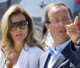 Valérie Trierweiler et François Hollande à La Rochelle, en août 2011 