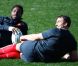 Coupe du monde de Rugby : Les Bleus souriants et détendus après la tempête