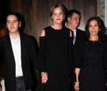 Dahni Harrison et Olivia Harrison arrivent à St John's Wood au Nord de Londres pour célébrer l'union de Paul McCartney et Nancy Shevell, le 9 octobre 2011.