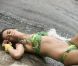 Fernanda Perez pour la marque de maillots Itiz, printemps 2011.
