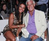 Barbara Gandolfi et Jean-Paul Belmondo en mai 2011.<br />