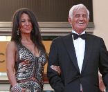 Jean-Paul Belmondo et Barbara Gandolfi en mai 2011.