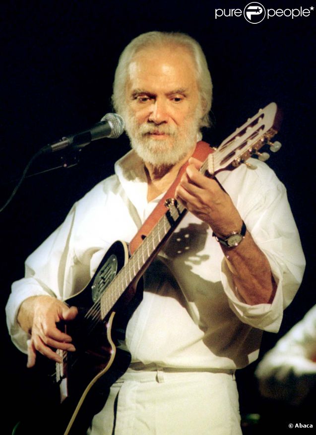 Georges Moustaki, à Dresden, le 8 mars 2007.