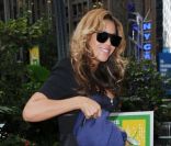 Beyonce Knowles, future maman, à New York le 14 octobre 2011