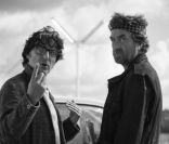 Photo du tournage de la réalisation de et avec Yvan Attal, avec aussi François Cluzet. Il s\'agit du remake du film américain Humpday