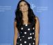 Demi Moore véhicule une image de femme bien dans sa peau dans cette jolie robe à pois. Février 2009