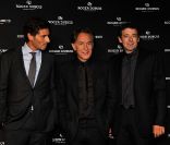 Pascal Elbé, Richard Berry et Patrick Bruel lors de la soirée monégasque de l\'Horloger suisse Roger Dubuis. 20 octobre 2011